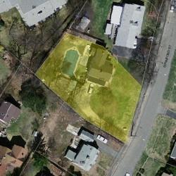 103 Staniford St, Newton MA  02466-1131 aerial view