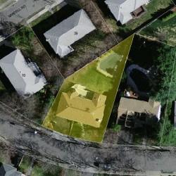 20 Donna Rd, Newton MA 02459-2805 aerial view