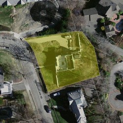 6 Chamberlain Rd, Newton MA 02458-2405 aerial view