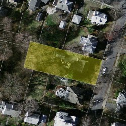 89 Hyde Ave, Newton MA 02458-2334 aerial view