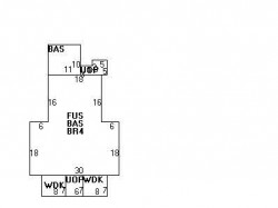 1050 Beacon St, Newton MA  02459-1742 floor plan