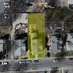 93 Madison Ave, Newton MA 02460-1904 aerial view