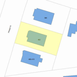 402 Parker St, Newton MA 02459-2606 plot plan