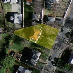 17 Prentice Rd, Newton MA  02459-1325 aerial view