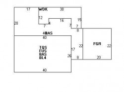 94 Evelyn Rd, Newton MA 02468-1021 floor plan
