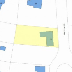 15 Grove Hill Park, Newton MA 02460-2303 plot plan