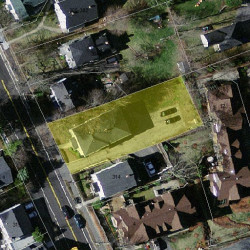 312 Langley Rd, Newton MA 02459-2351 aerial view