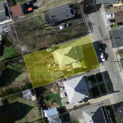 35 Faxon St, Newton MA  02458-1034 aerial view