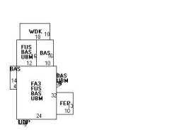 1116 Walnut St, Newton MA  02461-1264 floor plan