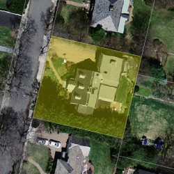 24 Pickwick Rd, Newton MA 02465-2819 aerial view