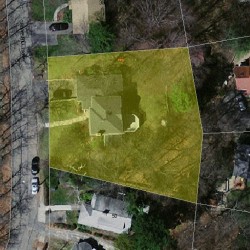 44 Grove Hill Park, Newton MA 02460-2304 aerial view