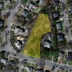 227 Homer St, Newton MA  02459-1420 aerial view