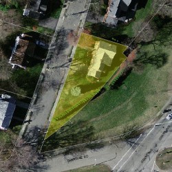 54 Avondale Rd, Newton MA 02459-1619 aerial view