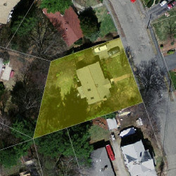 12 Bencliffe Cir, Newton MA 02466-1101 aerial view