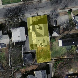 14 Madison Ave, Newton MA 02460-1905 aerial view