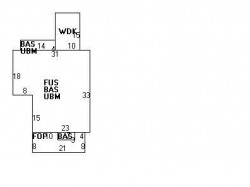 69 Clinton St, Newton MA  02458-1233 floor plan