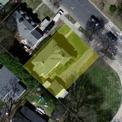 1766 Commonwealth Ave, Newton MA 02466-2905 aerial view