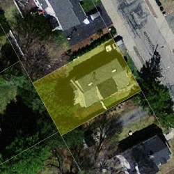 59 Kensington St, Newton MA  02460-1311 aerial view
