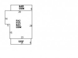 74 Pine St, Newton MA  02465-1442 floor plan