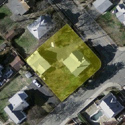 33 Green St, Newton MA 02458-1338 aerial view