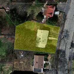 77 Fordham Rd, Newton MA  02465-1208 aerial view