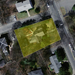 51 Highland St, Newton MA 02465-2403 aerial view