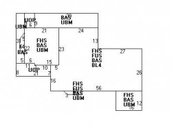 65 Sylvan Ave, Newton MA  02465-3025 floor plan