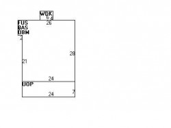 305 Nevada St, Newton MA  02460-1463 floor plan