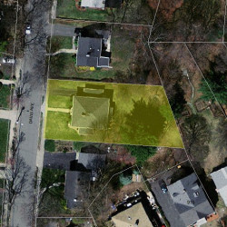 62 Davis Ave, Newton MA 02465-1924 aerial view