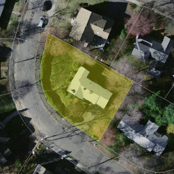 20 Village Cir, Newton MA  02459-3071 aerial view