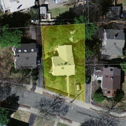 59 Commonwealth Park, Newton MA  02459-1024 aerial view