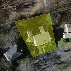 20 Oakmont Rd, Newton MA  02459-2531 aerial view