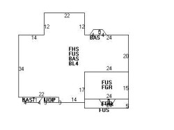 42 Drumlin Rd, Newton MA  02459-2807 floor plan