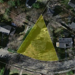 41 Concolor Ave, Newton MA  02458-2511 aerial view