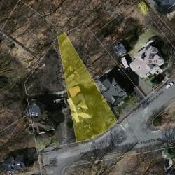 87 Hillside Rd, Newton MA 02461-1442 aerial view
