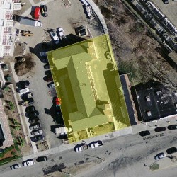 27 Commonwealth Ave, Newton MA aerial view