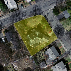 39 Hillside Ave, Newton MA 02465-2543 aerial view