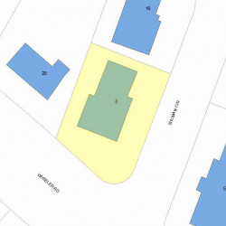6 Shuman Cir, Newton MA  02459-2771 plot plan