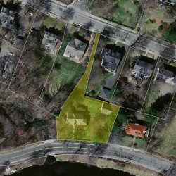96 Dexter Rd, Newton MA 02460-2409 aerial view