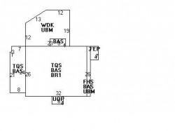 46 Greenlawn Ave, Newton MA  02459-1714 floor plan