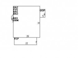 250 River St, Newton MA 02465-1436 floor plan