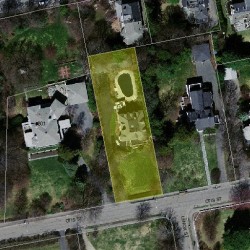 291 Otis St, Newton MA  02465-2531 aerial view
