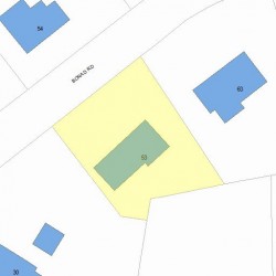 53 Bonad Rd, Newton MA 02465-2948 plot plan