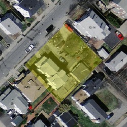 20 Clinton St, Newton MA 02458-1212 aerial view