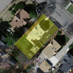 30 Broadway Ter, Newton MA  02460-1404 aerial view