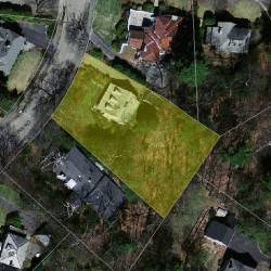 64 Collins Rd, Newton MA  02468-2210 aerial view