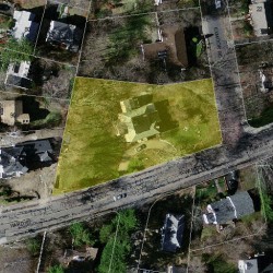 303 Ward St, Newton MA 02459-1213 aerial view