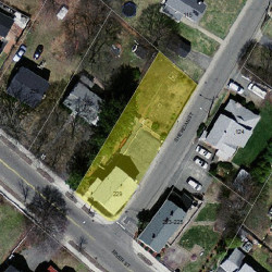 229 River St, Newton MA 02465-1434 aerial view