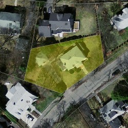 93 Carlton Rd, Newton MA 02468-1915 aerial view