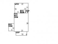 511 Grove St, Newton MA  02462-1419 floor plan